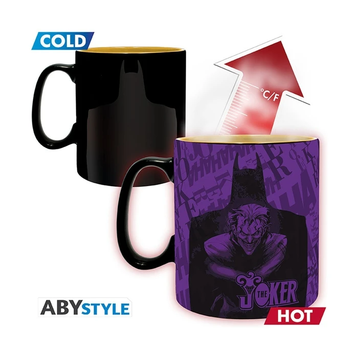 Abysse Batman Heat Change Black Ceramic Mug King Size 460ml
