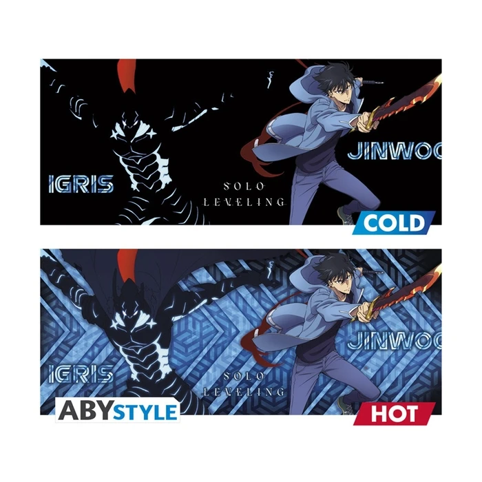 Heat Change Ceramic Mug 460ml Abysse - Solo Leveling (Jinwoo & Igris)