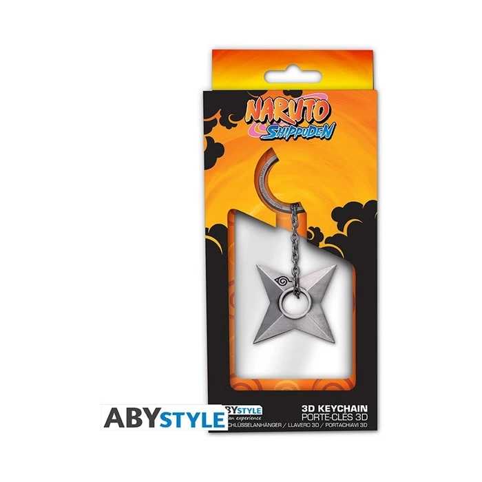 Abysse Naruto Shuriken Deluxe Metal Keychain ABYKEY395