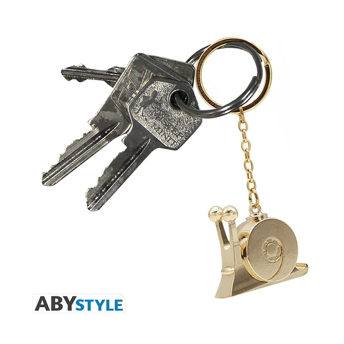 Abysse Buster Call 3D Metal Keychain Gold ABYKEY566