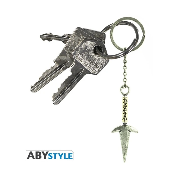 Abysse Naruto Shippuden Keychain - 4th Hokage Kunai Metal Yellow