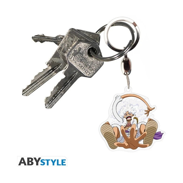 Abysse Metal Keychain One Piece - Luffy Gear 5th Acryl® (ABYKEY591)