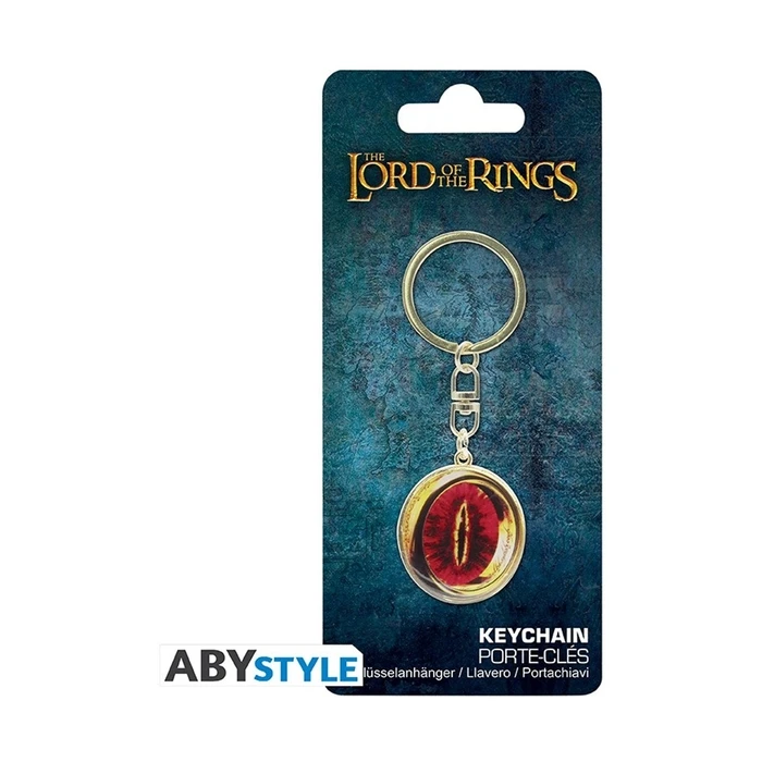Abysse Lord Of The Rings Sauron Metal Keychain Gold ABYKEY492