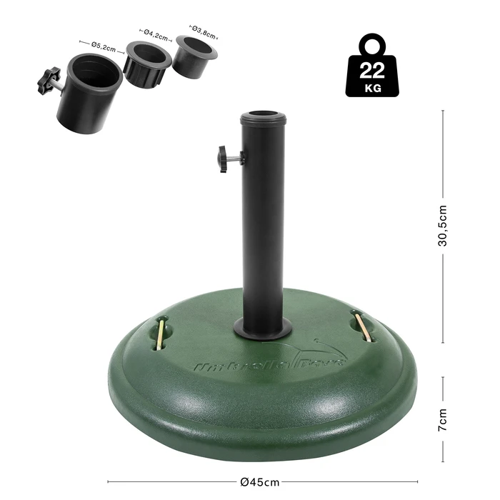 ESCAPE Βάση Ομπρέλας Στρογγυλή Τσιμεντένια 22Kg