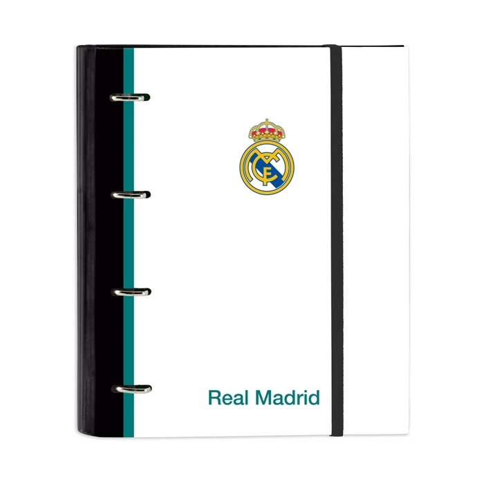 Safta Real Madrid - A4 4-Ring Binder with 100 Transparent Sleeves (512654666)