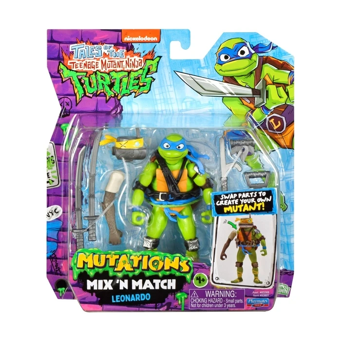 Giochi Preziosi Mix 'N Match Mutations: Tales of the Teenage Mutant Ninja Turtles - Armored Leo Φιγούρα (T0201A00)