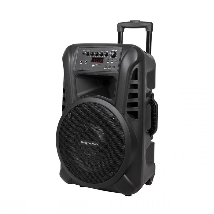 Karaoke Kruger & Matz 40 W (με 2 ασύρματα μικρόφωνα UHF, SD, Bluetooth, FM, USB)