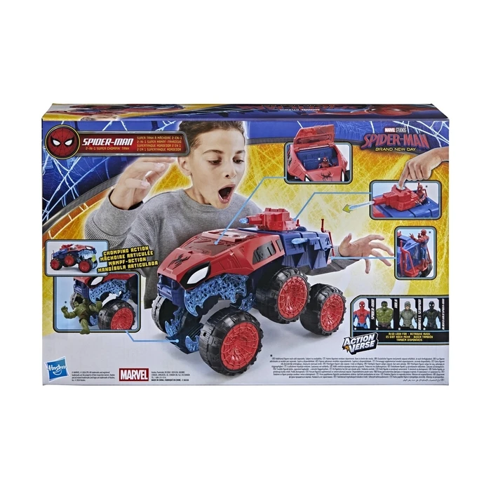 Hasbro Marvel Spider-Man 2 σε 1 Super Chompin' Tank Όχημα (G3439)