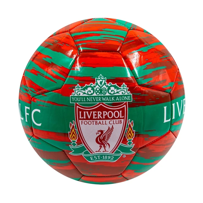 Μπάλα Ποδοσφαίρου Liverpool FC με Έμβλημα Κόκκινο/Τιρκουάζ Μέγεθος 5 - Phi