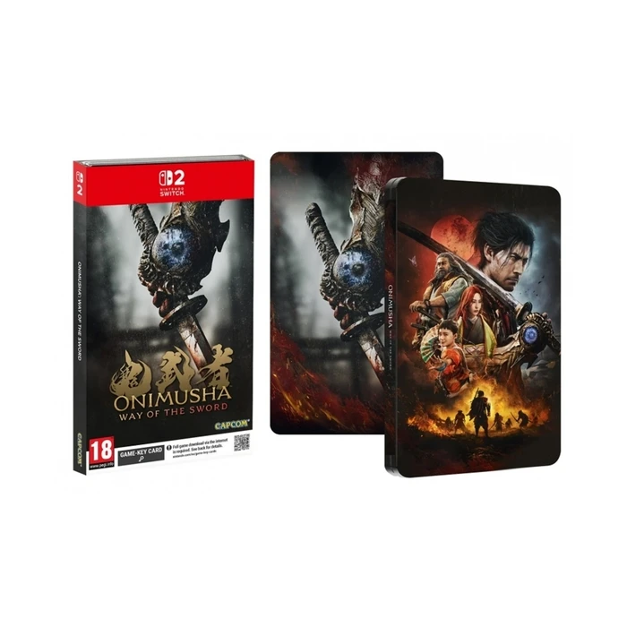 Onimusha: Way of the Sword (Κάρτα Κλειδιού Παιχνιδιού) Nintendo Switch 2 — Deluxe Steelbook Edition