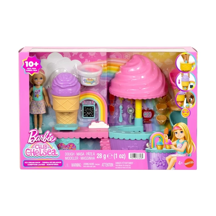 Mattel Barbie: Club Chelsea - Ice Cream Shop Playset (JMJ42)