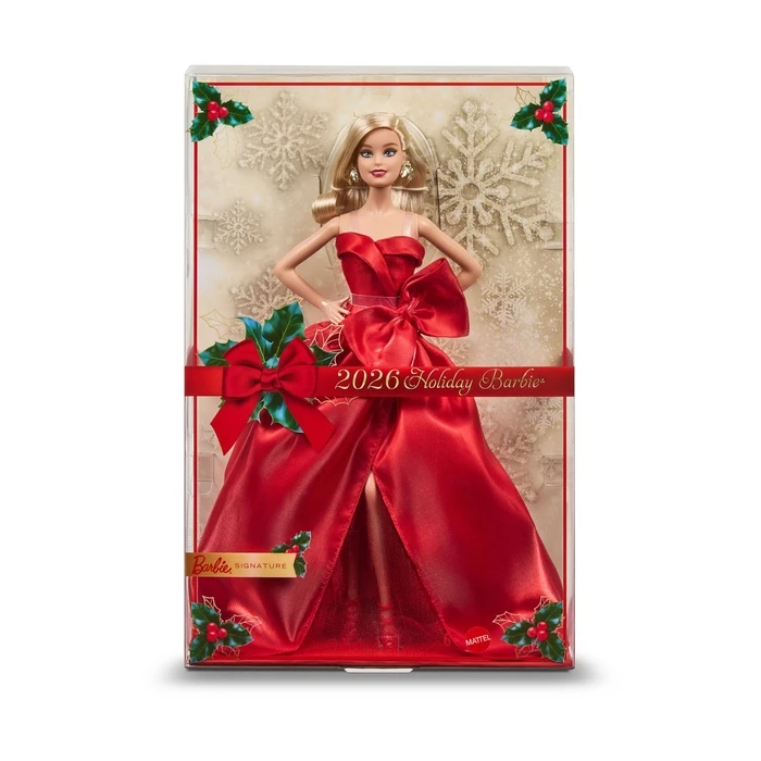 Mattel Barbie Signature Holiday 2026 Blonde Doll (JJX65)