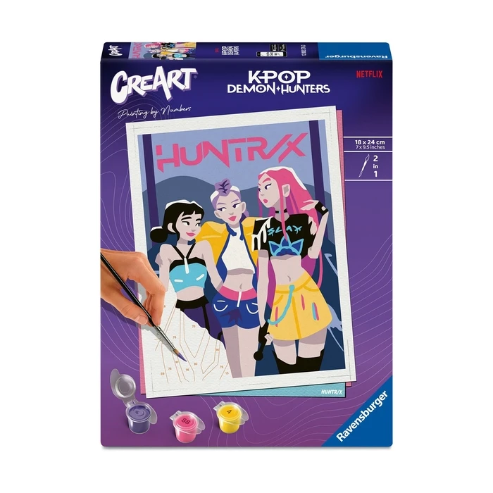 Σετ Ζωγραφικής Ravensburger CreArt K-Pop Demon Hunters (12002276)