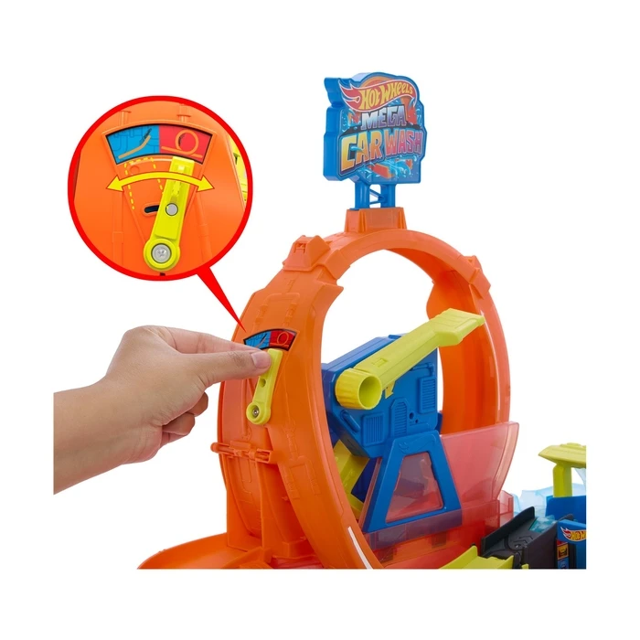 Hot Wheels Mega Loop Car Wash - Πλυντήριο Αυτοκινήτων Color Shifters (Mattel)