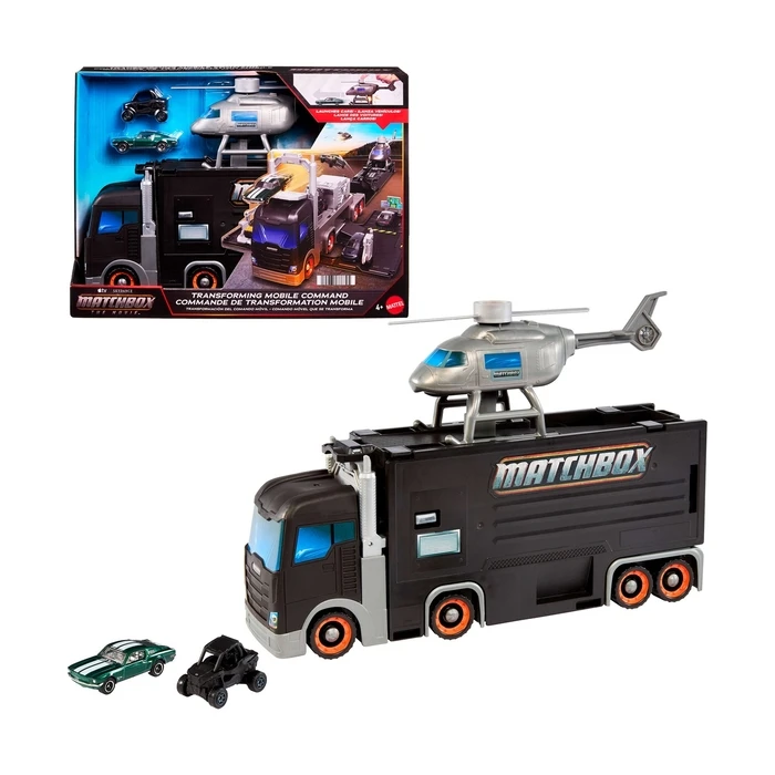 Mattel Matchbox The Movie - Μεταμορφούμενο Κινητό Κέντρο Διοίκησης (JJB32)