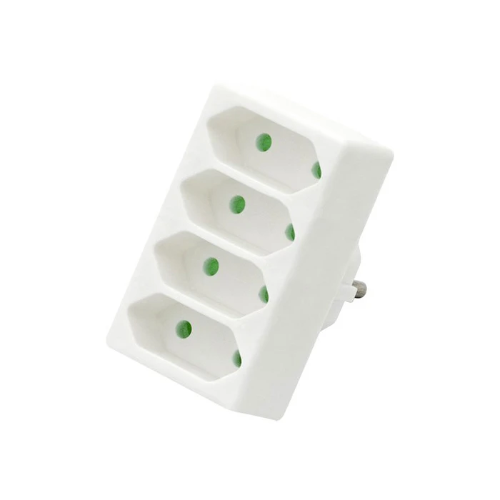 Ταφ Ρεύματος 220V R-4 με 4 πρίζες χωρίς γείωση