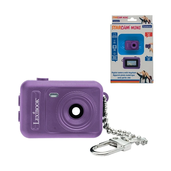 Lexibook Starcam Mini - Μίνι Κάμερα Μπρελόκ Μωβ