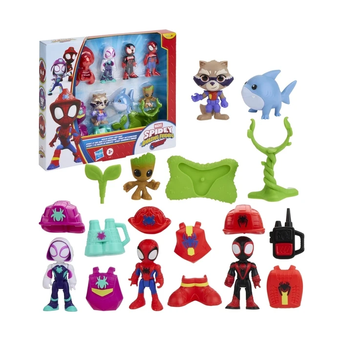 Hasbro Marvel Spidey And His Amazing Friends - Φιγούρες 'Rescue Spidey and Crew' (G3149)