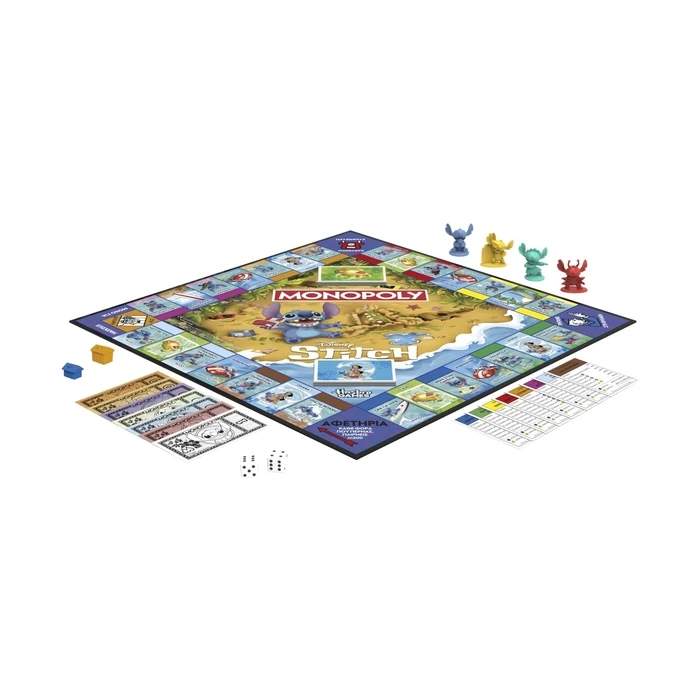Επιτραπέζιο Παιχνίδι Monopoly Disney Stitch Edition για 2-4 Παίκτες, 8+ ετών - Hasbro
