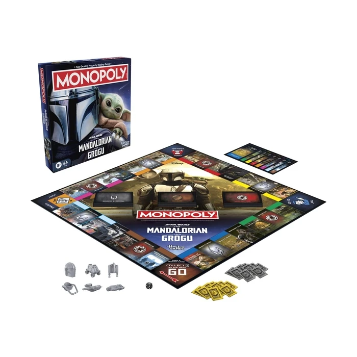 Επιτραπέζιο Παιχνίδι Monopoly Star Wars - The Mandalorian & Grogu για 2-6 Παίκτες 8+ Έτων (EN) Hasbro