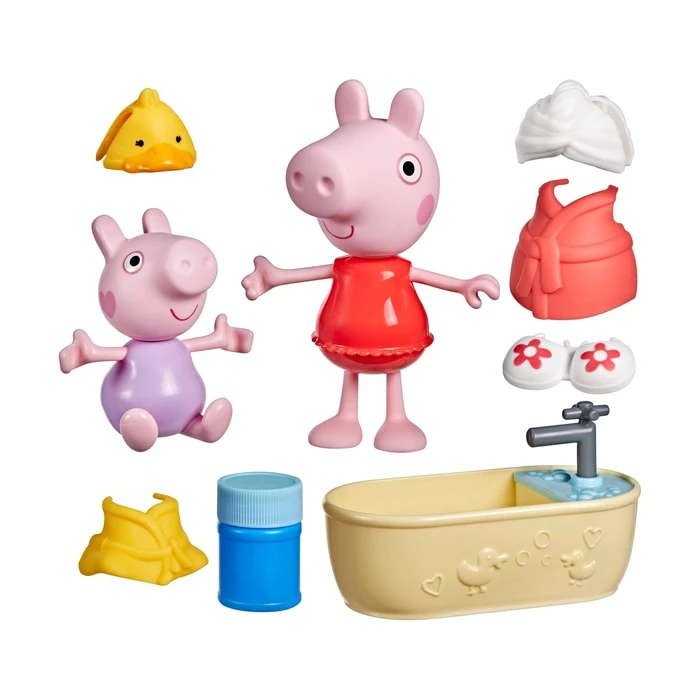 Hasbro Peppa Pig Σετ Παιχνιδιού: Το Αφρόλουτρο της Peppa