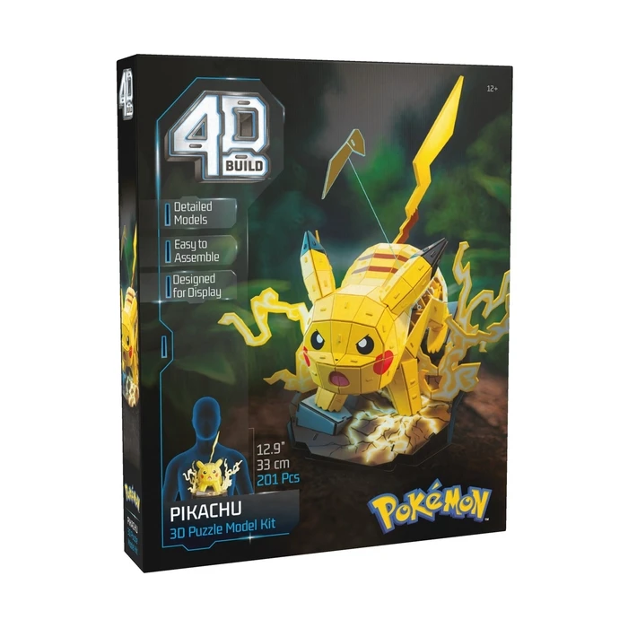 Spin Master 4D Built: Pokémon - Pikachu Action Figure 27 cm