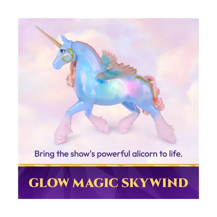 Spin Master Unicorn Academy Glow Magic Skywind Interactive Unicorn (Gems & Wings) - Model 6076377, SKU 122835