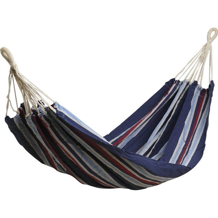 Αιώρα Escape χωρίς Ξύλο Διπλή (Μπλε Γαλάζιο Μπορντο Λευκό)