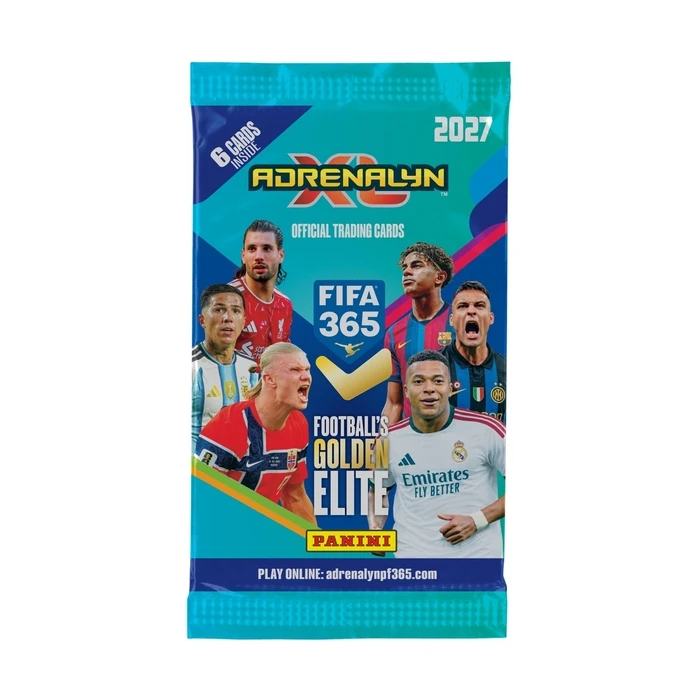 Panini FIFA 365: Adrenalyn XL 2027 - Display 50 φακέλων (περίπου 300 κάρτες)