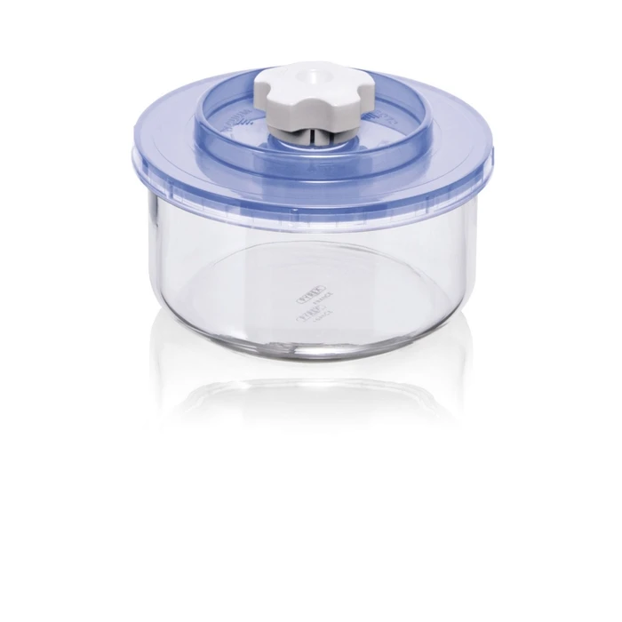 MagicVac Plastic Food Container 12.5 x 12.5 cm (Universal Vacuum Lid 125 mm)