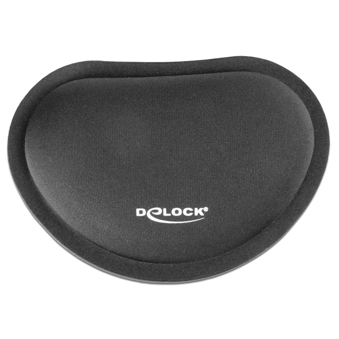 Στήριγμα Καρπού Delock για ποντίκι 12602, 25x115x165mm, μαύρο
