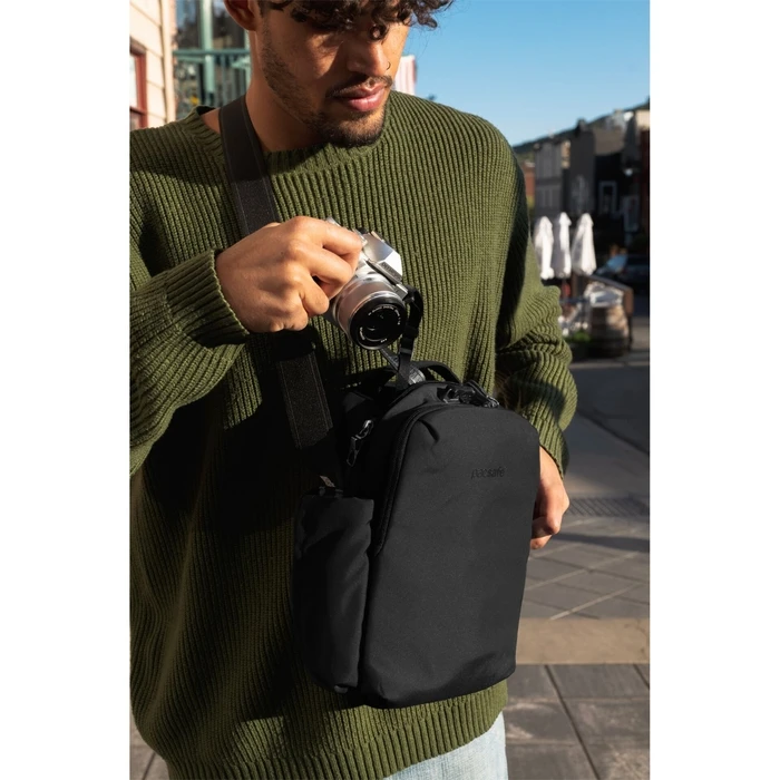 Pacsafe V Tour Crossbody - Black
