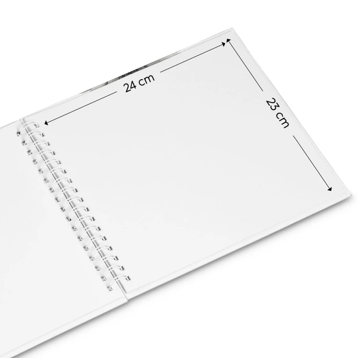 HAMA Hearts Wedding Photo Album for 100 Photos 10x15 cm, Blue (28x24 cm)