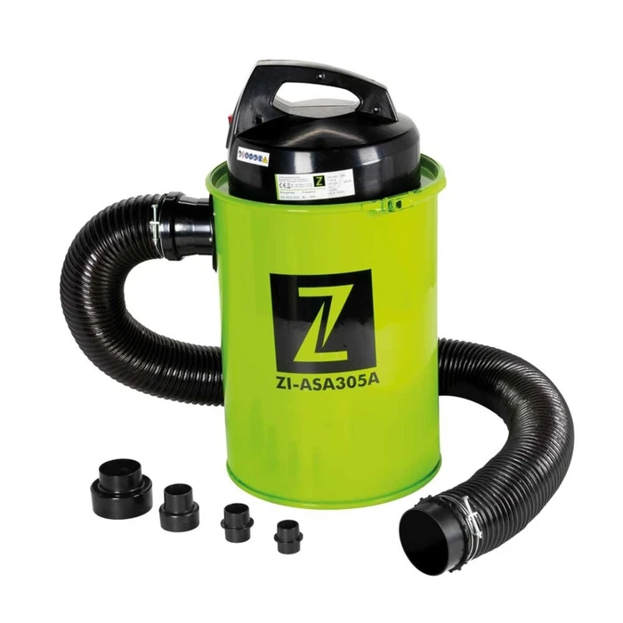 Zipper ZI-ASA305A Σκούπα Στάχτης 1100W με Κάδο 50lt