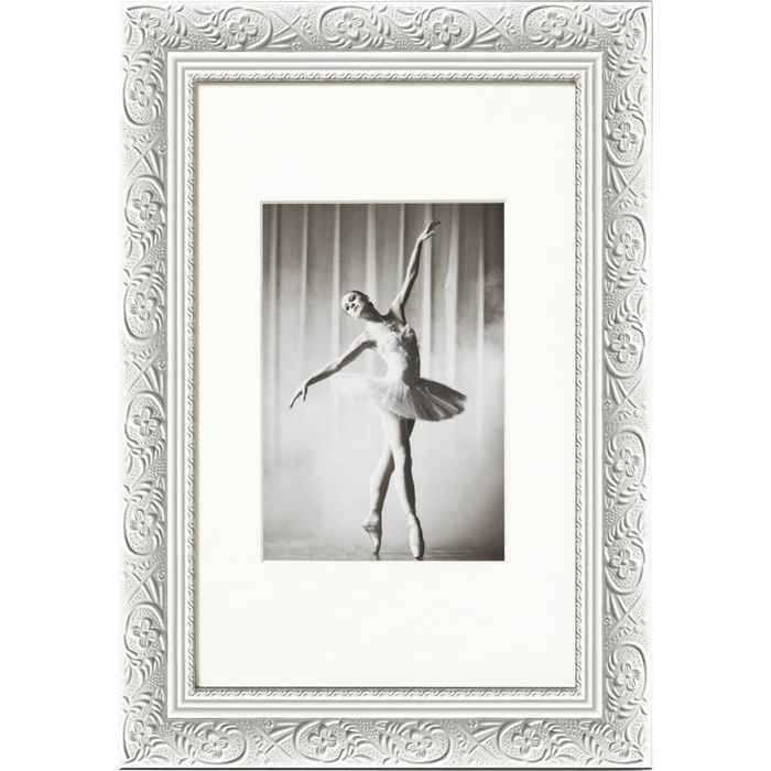 Walther Design Barock Wooden Photo Frame 30x40 with White Frame (CR040W)