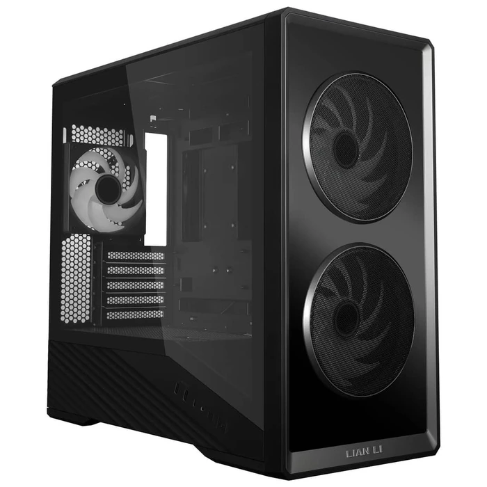 Lian Li Vector V150 Gaming Mini Tower Κουτί Υπολογιστή με Πλαϊνό Παράθυρο Μαύρο