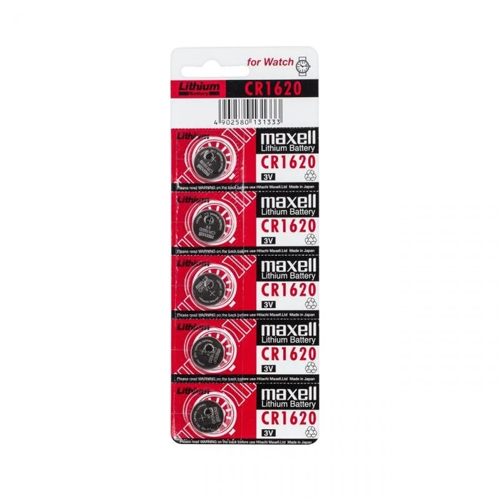 Maxell Batteries Lithium CR1620 5pcs