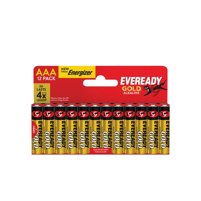Αλκαλικές μπαταρίες σε EVEREADY GOLD from ENERGIZER ΑAΑ-LR03 DHP12 EU