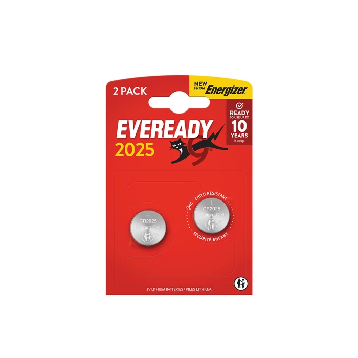 Μπαταρία λιθίου κουμπί CR2025/3V EVEREADY GOLD from ENERGIZER BP2