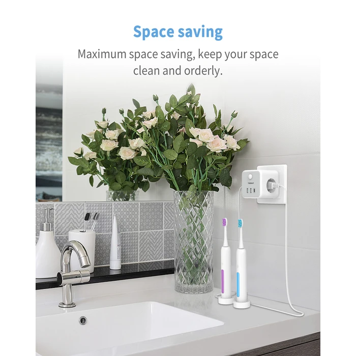 Πρίζα Ταφ Tessan 6 IN 1 PowerCUBE SOCKET 3xSCHUKO, 2xUSB, 1xTYPE-C