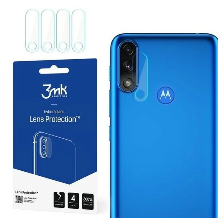 3MK Lens Protection Motorola Moto E7 Power [4 PACK]