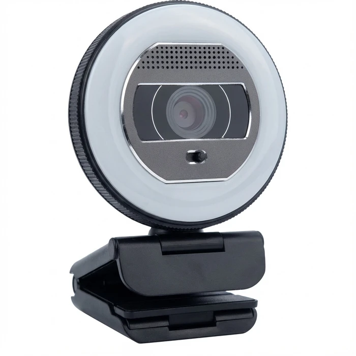 Webcam Wortmann Terra Halo LED Lichtkranz C1868pro Full HD Black