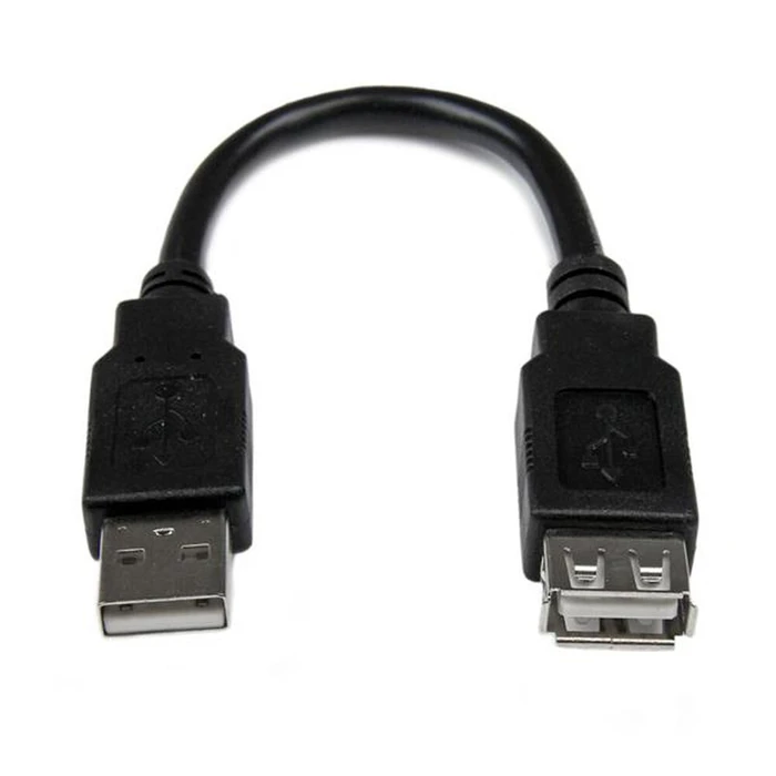 Αντάπτορας USB Startech USBEXTAA6IN USB A Μαύρο