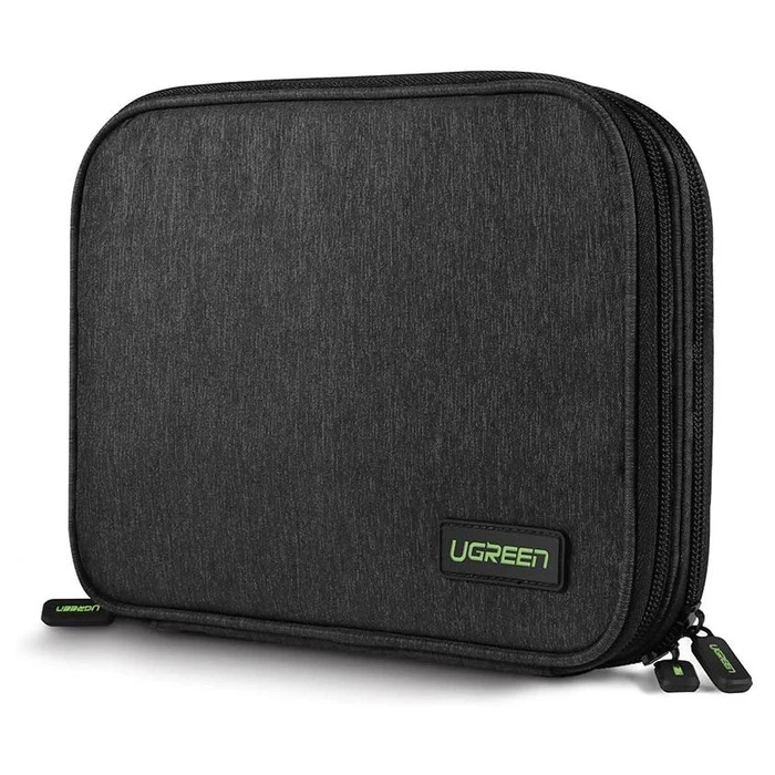 Ugreen Cable Accessory Storage Bag phone cables 24,5 x 17,5 x 5 cm gray (50147 LP149)