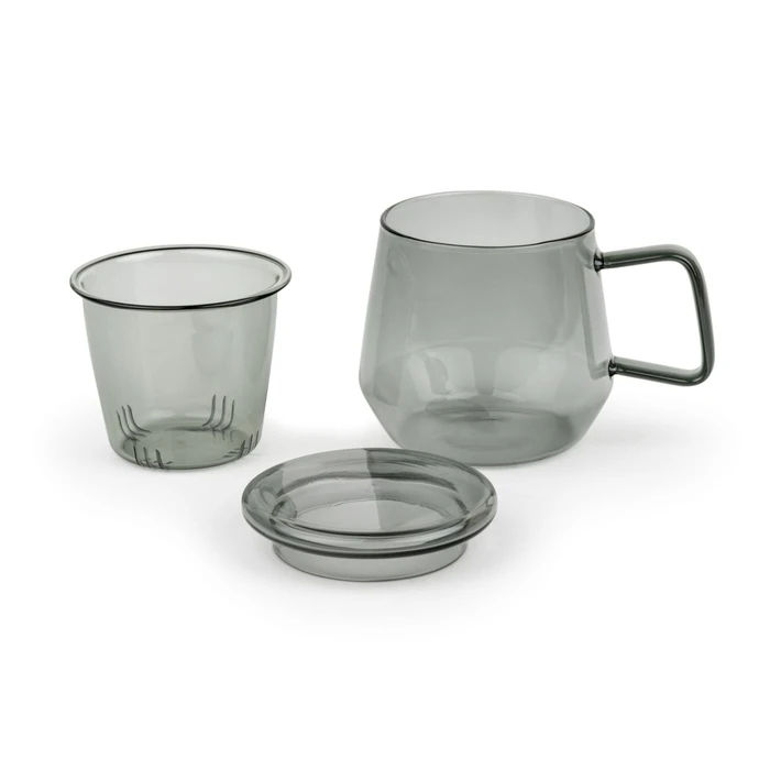 Bredemeijer Tea One Livorno 350ml Glass/Ceramic - Black (Model 165041)