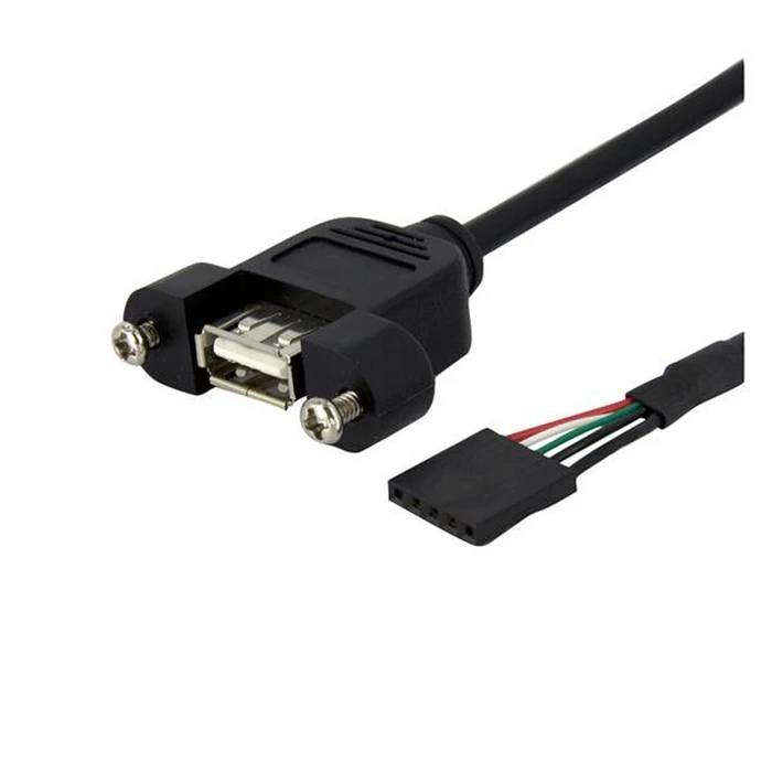 Καλώδιο USB Startech USBPNLAFHD1 USB A Μαύρο