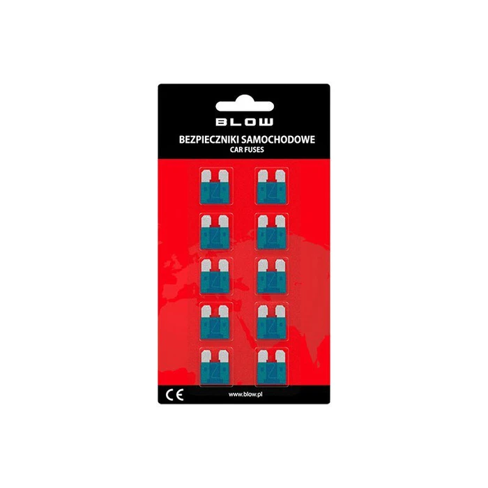 Car Blade Fuses 15A - BLOW (10 pieces)