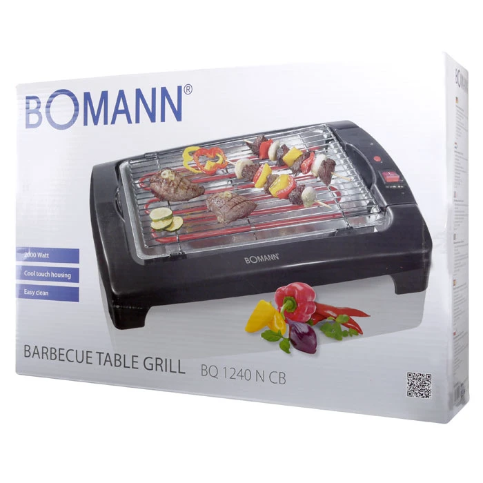 Ηλεκτρική Ψησταριά Bomann BQ 1240 Σχάρας 1200W