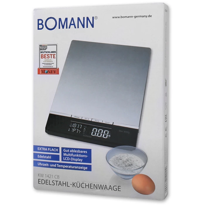 Ζυγαριά Κουζίνας Boman CB KW 1421 Black inox