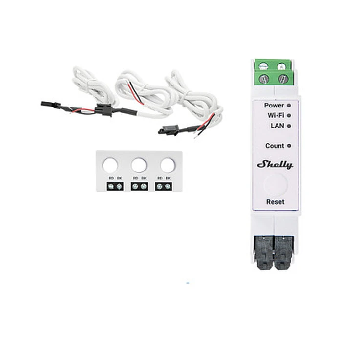 Ρελέ Ράγας Shelly relay "Pro 3EM-3CT63" WLAN LAN electricity meter incl. CT